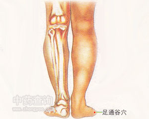 足通谷穴位